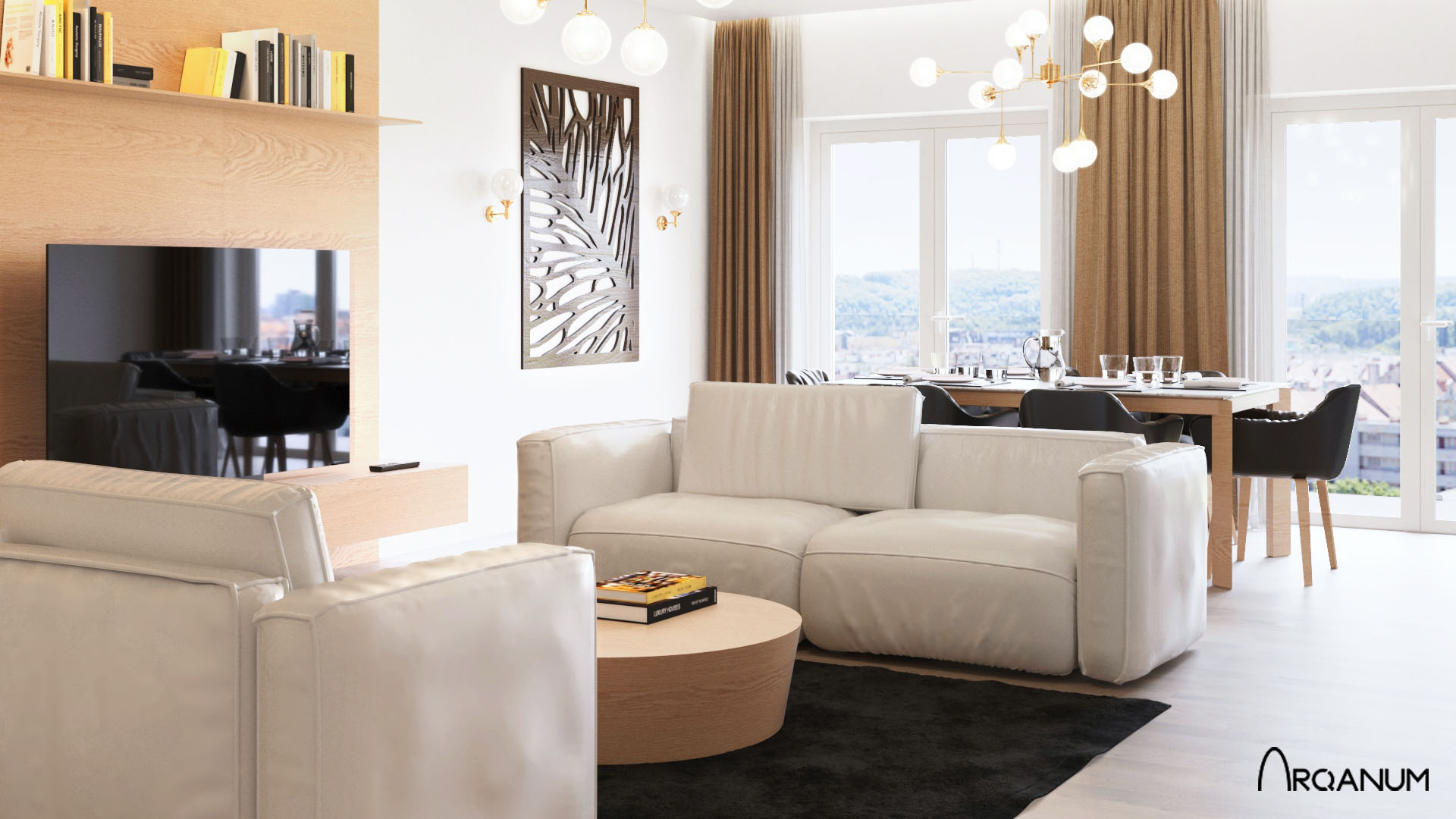 Edificio de viviendas en Ávila, salón